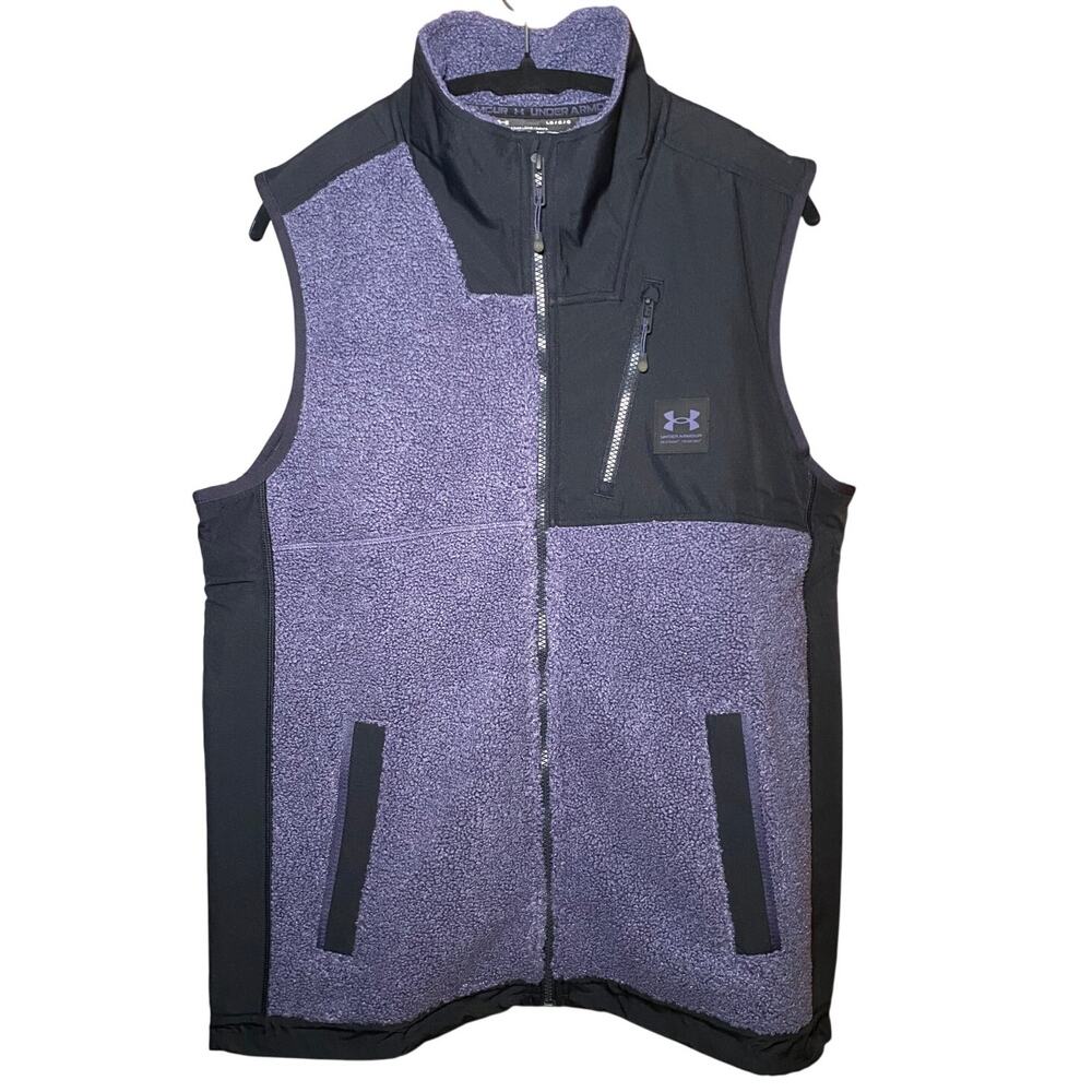 NWT Under Armour - Black and Purple Vest - Soft & Warm